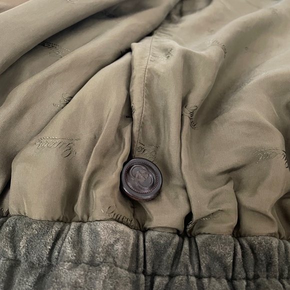 VINTAGE GUCCI Suede Bomber Jacket - Picture 5 of 9